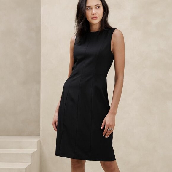 Banana Republic Sculpted Knee-Length Sheath Dress - Picture 1 of 11